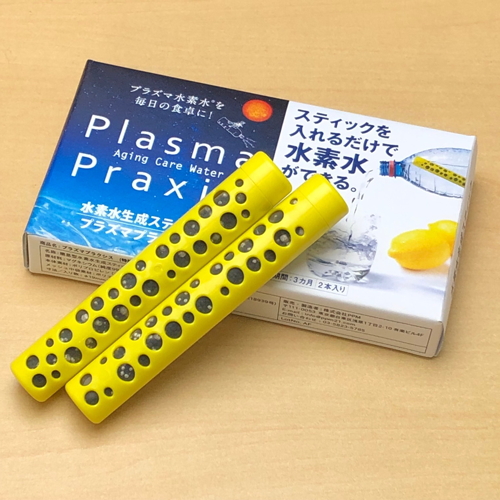 プラズマプラクシス イエロー 2本セット 株式会社TAANE 水素水 スティック 水素水生成 Plasma Praxisの通販は