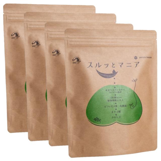 スルッとマニア 30包入り ４袋セット やまと酵素Crest シェリール後継商品 酵素 サプリメント