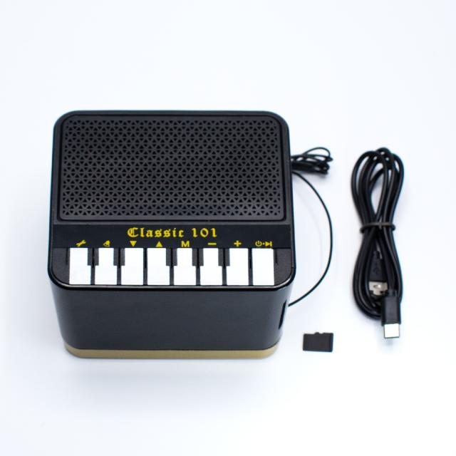 Bearmax クラシックピアノ名曲プレーヤー・クロック Classic 101 PAC-101 FMラジオ 時計 アラーム ベアマックス クマザキエイム_6