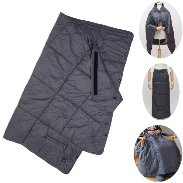 3way ヒーターブランケット 黒 Rlc Hbl55 株式会社toho Makuake アウトドア キャンプ 防寒 大判 ひざ掛けの通販はau Pay マーケット シーズニーズ Au Pay マーケット店