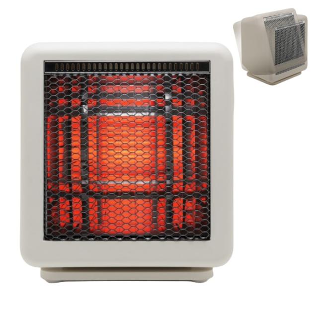 ビームヒーターミニ TOHO RELICIA 200W/400W ホワイト ライトブラウン 暖房器具 省エネ 遠赤外線 輻射 空気を汚さない