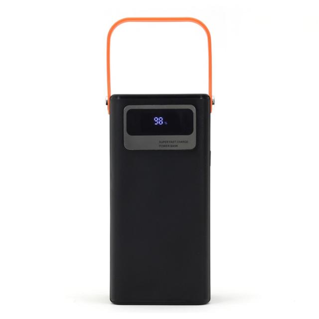 DX-HPB(SET)BK ブラック 大容量バッテリー 大容量コンパクトバッテリー・折りたたみソーラーパネルセット DX-HPB