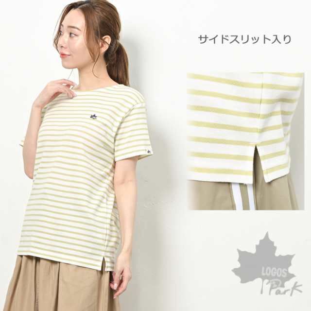 LOGOS Park ロゴス パーク ブランド 半袖 tシャツ レディース 半袖tシャツ カットソー 春 夏 綿100 クルーネック アウトドア  ウェア 山ガ｜au PAY マーケット