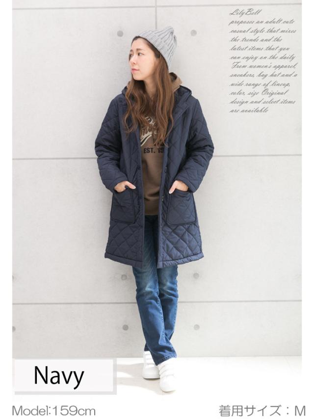 裏ボアコート キルティング コート ジャケット レディース 裏ボアジャケット あったか ロングコート キルティングジャケット キルトジャの通販はau Pay マーケット Lily Bell リリーベル