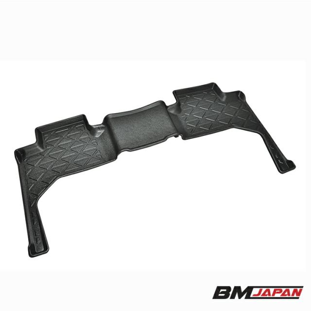 ランドクルーザー 300系 3Dラバーマット フロアマット 2列目用 5人/7人乗り ブラック 汚れ防止 オールシーズン 防水 防汚 防傷 アウトドア レジャー カスタムの通販は