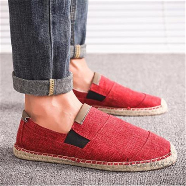リネンシューズ エスパドリーユ メンズ スニーカー ローファー サマーシューズ 通気性 スリッポン エスパ 麻靴の通販はau Pay マーケット Hermia
