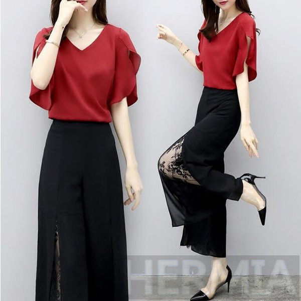 レディースセットアップ セットアップ シフォントップス ガチョウパンツ 2点セット 夏服 ボトムス 通勤 Ol オシャレ 大人 上品の通販はau Pay マーケット Hermia レディースセットアップ セットアップ シフォントップス ガチョウパンツ 2点セット 夏服 ボトムス 通勤 Ol オシャレ 大人 上品の通販はau Pay マーケット Hermia