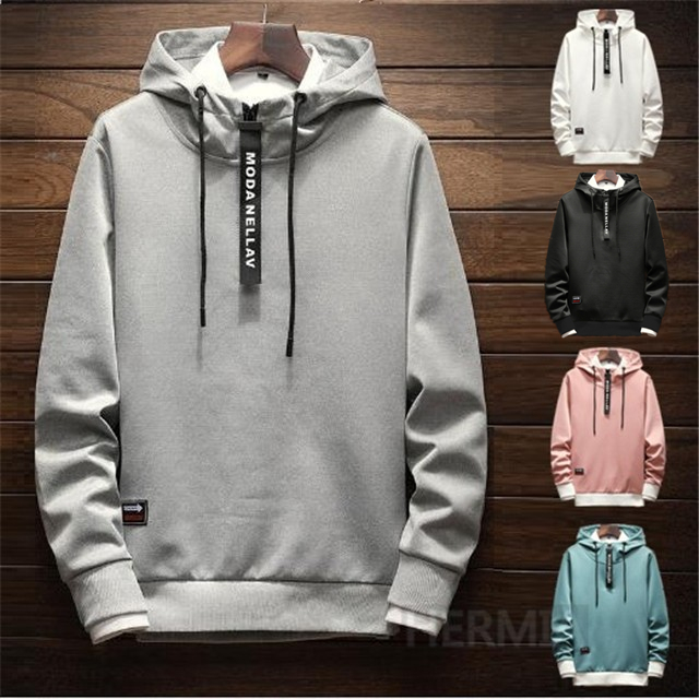 パーカー メンズ 長袖 秋服 長袖パーカ プルオーバー パーカー フード付き 細身 スリム カジュアル 新作 春秋の通販はau Pay マーケット Hermia