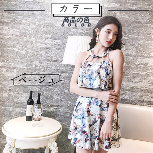 水着 水着レディース 夏 ワンピース 水着 水泳 海 プール 川 バスト 可愛い オシャレ 花柄 女性 セクシー きれい 大きいサイズの通販はau Pay マーケット Hermia