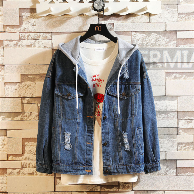 デニム ジャケット メンズ Gジャン フード付き パーカー ジージャン ファッション デニムシャツ 春秋 送料無料の通販はau Wowma Hermia