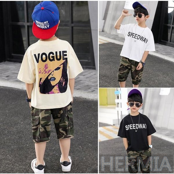 子供服 セットアップ 夏 男の子 ジャージ キッズ 韓国子供服 上下セット 2点セット 半袖 Tシャツ パンツ ベビー服 男児 おしゃれ 通学着 の通販はau Pay マーケット Hermia