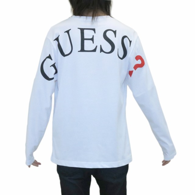 40 Off Guess ゲス 長袖tシャツ バックプリント ビッグシルエット Mj3k8515mi メンズ レディース ビッグt 背面ロゴ ロンt ロンtee の通販はau Pay マーケット ボックスメーカー