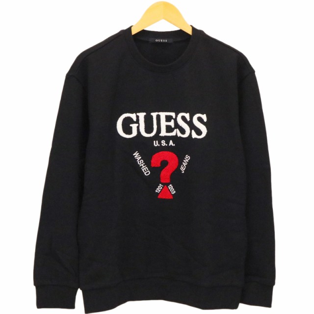 送料無料 Guess ゲス ロゴ サガラ 刺繍 トレーナー スウェット メンズ レディース 大きめ 長袖 Mj4k8517mi ブランド 韓国 人気 アメリの通販はau Pay マーケット ボックスメーカー