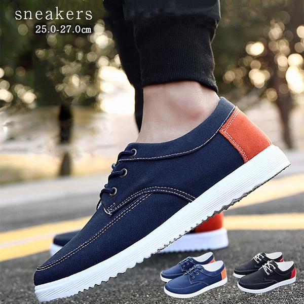 スニーカー メンズスニーカー オシャレ バイカラー シンプル 合わせやすい メンズ 幅広設計 着脱簡単 履き心地抜群 長時間歩いても疲れにの通販はau Pay マーケット Adjun