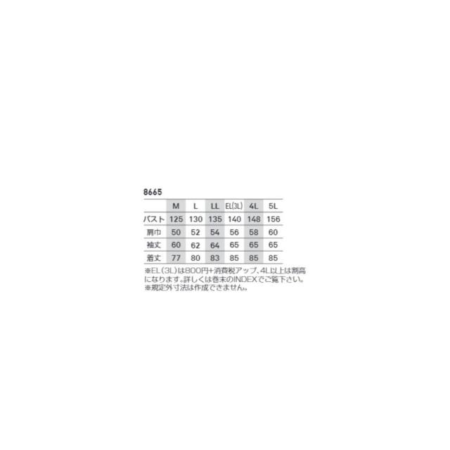 ビッグボーン 8665 コート M〜5L(社名ネーム一か所無料)_1