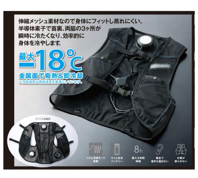 KURODARUMA KS-2300 メッシュベスト＆ペルチェデバイスフル