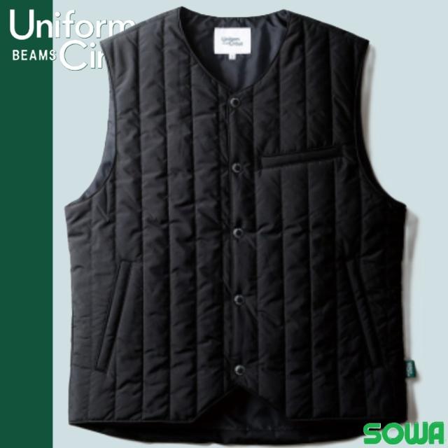 BEAMS DESIGN 桑和 U7734-06 防寒ベスト ビームスデザイン SOWA (社名ネーム一か所無料)