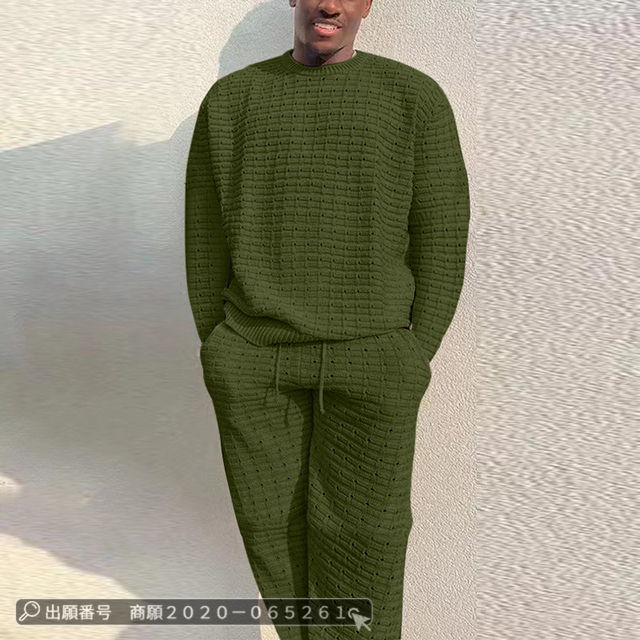 最安挑戦 冬新作 新作 送料無料 セットアップ メンズ ジャージ 上下セット 春秋 長袖 スポーツウェア カジュアル ゆったり ロングパンツ スウェット 無地 織り 2点セット 部屋着の通販は