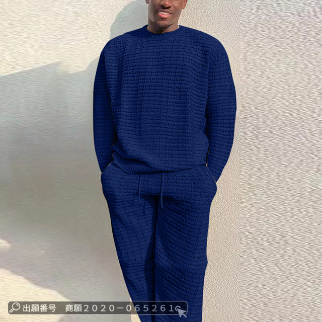 最安挑戦 冬新作 新作 送料無料 セットアップ メンズ ジャージ 上下セット 春秋 長袖 スポーツウェア カジュアル ゆったり ロングパンツ スウェット 無地 織り 2点セット 部屋着の通販は