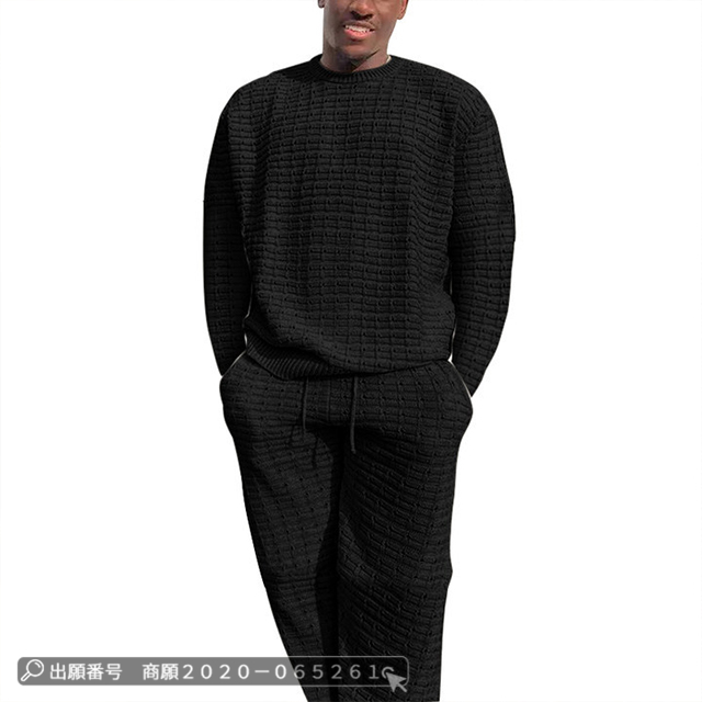 最安挑戦 冬新作 新作 送料無料 セットアップ メンズ ジャージ 上下セット 春秋 長袖 スポーツウェア カジュアル ゆったり ロングパンツ スウェット 無地 織り 2点セット 部屋着の通販は