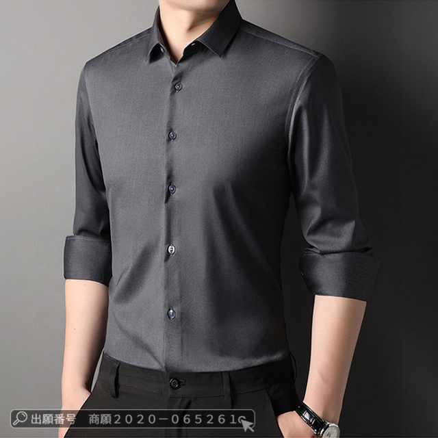 最安挑戦 冬新作 新作 送料無料 メンズ シャツ メンズ トップス ワイシャツ 春秋 無地 長袖 白シャツ 開襟 カジュアルシャツ スリム ビジネス フォーマル 通勤 紳士服 男性服 就活 仕事 形態安定 高級感の通販は