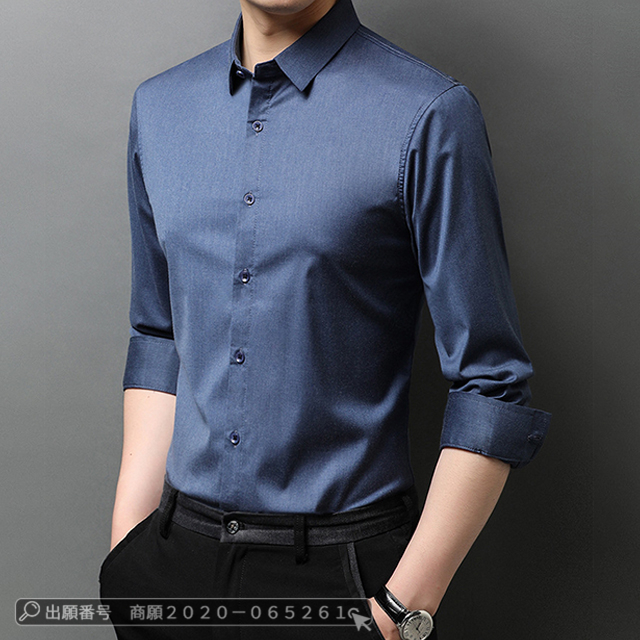 最安挑戦 冬新作 新作 送料無料 メンズ シャツ メンズ トップス ワイシャツ 春秋 無地 長袖 白シャツ 開襟 カジュアルシャツ スリム ビジネス フォーマル 通勤 紳士服 男性服 就活 仕事 形態安定 高級感の通販は