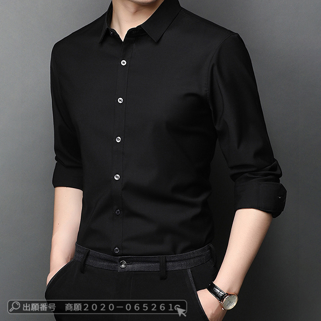 最安挑戦 冬新作 新作 送料無料 メンズ シャツ メンズ トップス ワイシャツ 春秋 無地 長袖 白シャツ 開襟 カジュアルシャツ スリム ビジネス フォーマル 通勤 紳士服 男性服 就活 仕事 形態安定 高級感の通販は