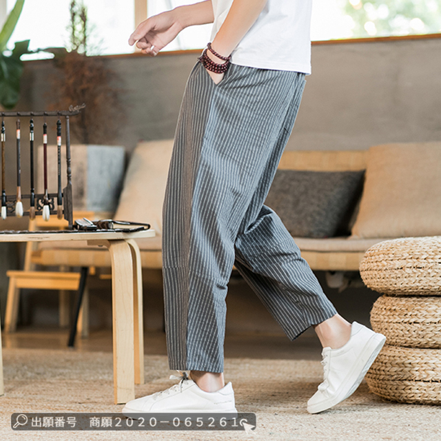 楽天市場】サルエルパンツ メンズ ストライプ サルエル ワイド