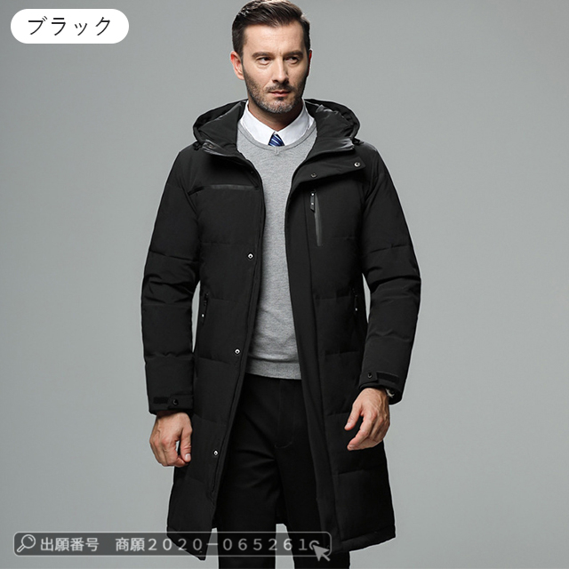 グレー/ブラック キルティングジャケット フード付き 予約販売