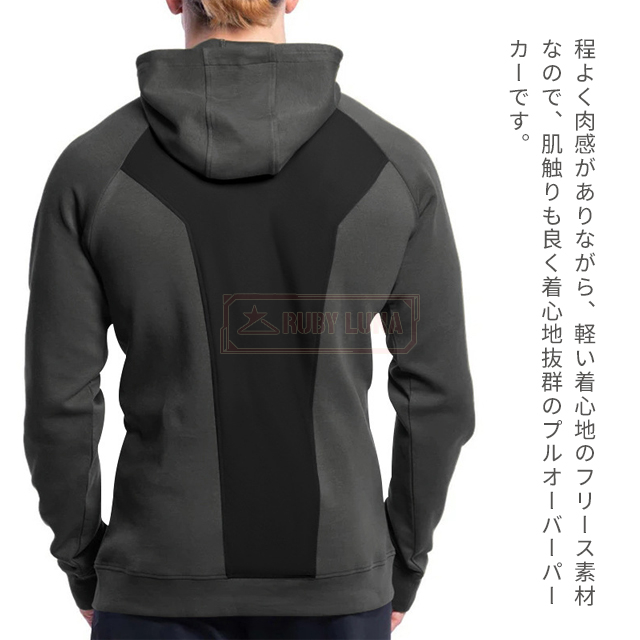 最安挑戦 春新作 送料無料 新作 フリースパーカー メンズ トップス ハーフジップ パーカー 秋冬 裏起毛 暖かい 防寒 保温 長袖 プルオーバーパーカー 秋服 冬服 フード付き アウトドア キャンプ カジュアル ルームウェア_5
