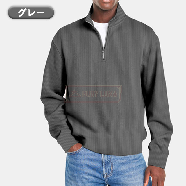 最安挑戦 春新作 送料無料 新作 パーカー メンズ ハーフジップ tシャツ 長袖 プルオーバーパーカー 秋冬 立ち襟 トレーナー カジュアル スウェットシャツ トップス ゆったり ビジネス 通勤 ヴィンテージ 個性 トップ_9