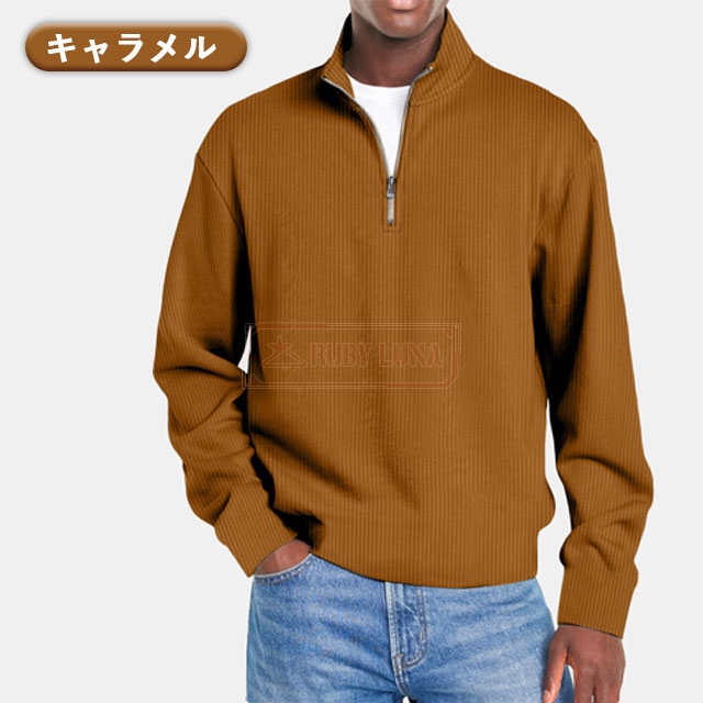 最安挑戦 春新作 送料無料 新作 パーカー メンズ ハーフジップ tシャツ 長袖 プルオーバーパーカー 秋冬 立ち襟 トレーナー カジュアル スウェットシャツ トップス ゆったり ビジネス 通勤 ヴィンテージ 個性 トップ_16