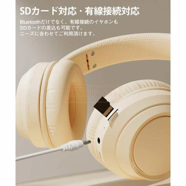最安挑戦 春新作 送料無料 新作 ワイヤレスヘッドホン イヤホン Bluetooth5.3 ヘッドセット HiFi高音質 クリア通話 マイク内蔵 ステレオサウンド ゲーミングイヤホン SDカード対応 超低遅延 自動ペアリング 有線無線両用_12
