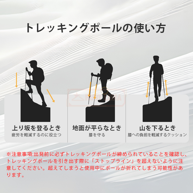 最安挑戦 春新作 新作 送料無料 2本セット トレッキングポール