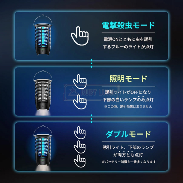 最安挑戦 春新作 送料無料 新作 電撃殺虫器 蚊取り器 虫よけ 虫除け 蚊 コバエ ハエ 電気 UV光源誘引式虫捕り器 殺虫 ライト 虫対策 駆除 避け 静音 強力 安全 安心 薬剤不要 無害 夏 吊り下げ 置き型 アウトドア キャンプ 屋内 屋外_9