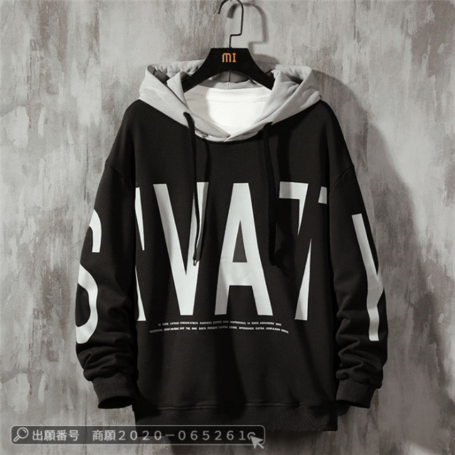 秋新作 メンズトップス 長袖パーカー プルオーバーパーカー メンズ おしゃれ パーカー 春丸首 スウェットパーカー 切り替え 最大 Offクーポン