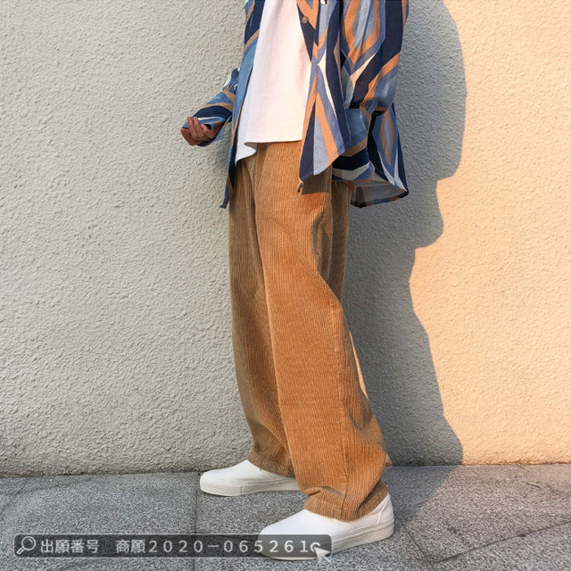 FASHIRU アイボリー チノパン　コーデュロイ チノパン・コーデュロイパンツ・リネンパンツ – 古着屋 MUJIN