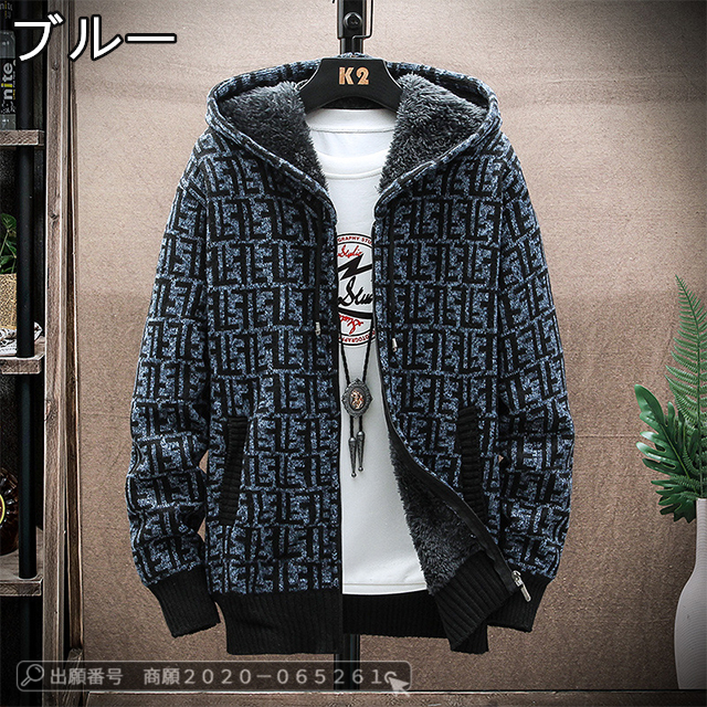 新作 メンズトップス カーディガン 長袖 フード付き 通勤 通学 カジュアル : ファッションメンズシャツ長袖フード付きジャケット