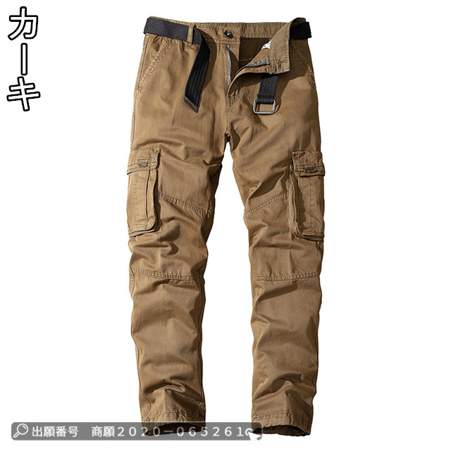 最安挑戦 冬新作 新作 送料無料 カーゴパンツ メンズ ミリタリーボトムス 作業者 通勤 マルチポケット スウェットパンツ ロングパンツ 無地 ワークパンツ ストレート 男ズボン テーパードパンツ冬の通販は