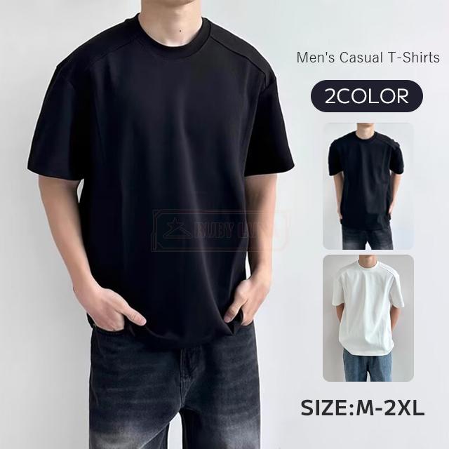 赤字覚悟 送料無料 Tシャツ メンズ トップス ゆったり 半袖Tシャツ 夏 涼しい 通気性 クルーネック 無地 通勤 通学 プルオーバーシャツ コットン ティーシャツ カットソー 日系