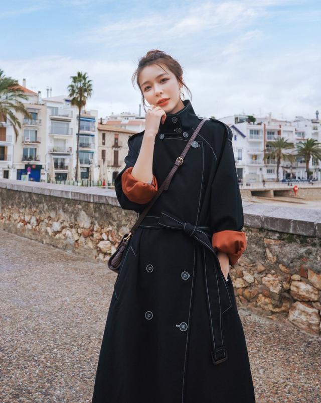 トレンチコート レディース 冬ロング丈 無地 ゆったり カジュアル シンプル 通勤 スプリングコート アウター 黒 代30代40代50代 Aライの通販はau Pay マーケット ｔｏｐｓ