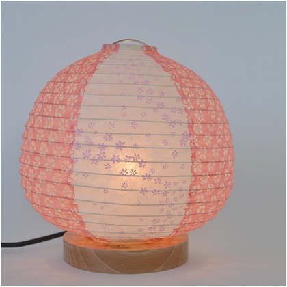 彩光デザイン 日本製和紙照明 和風照明テーブルランプ 花舞ピンク 小梅赤 F210mm H210mm Ss 30の通販はau Pay マーケット Diy Factory Online Shop