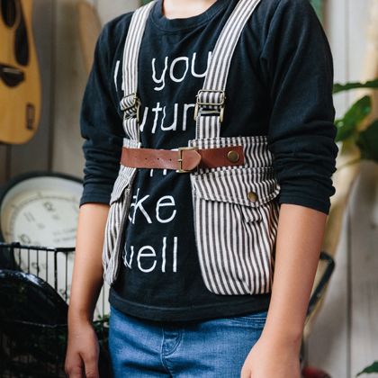 Diy Factory 在庫限り特価 ワークゲームベスト キッズm ヒッコリー Idy 01hの通販はau Pay マーケット Diy Factory Online Shop