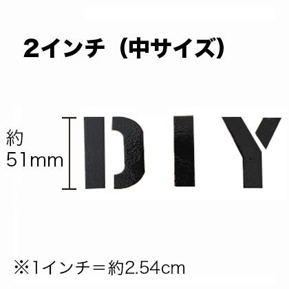 Hanson プラスチック ステンシルプレート46ピース英数字セット 2