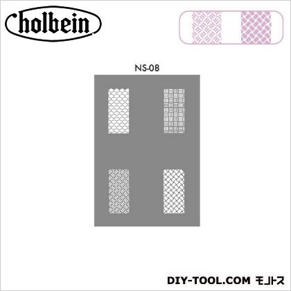 ホルベイン画材 ネイル用 ステンシルシート基本柄 Ns08 140 97mmの通販はau Wowma Diy Factory Online Shop