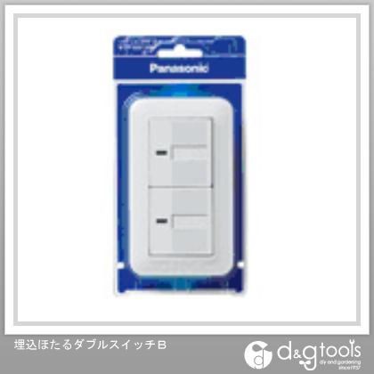 Panasonic パナソニック Panasonicコスモワイド埋込ほたるダブルスイッチb ホワイト Wtpwpの通販はau Pay マーケット Diy Factory Online Shop