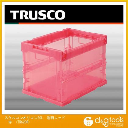 トラスコ Trusco スケルコン折りたたみコンテナl赤 R 360 X 261 X 75 Mm Trsr 1個の通販はau Pay マーケット Diy Factory Online Shop