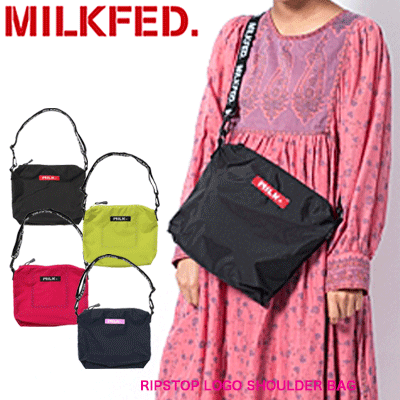 Milkfed ミルクフェド ショルダーバッグ サコッシュバッグ レディース フェスバッグ Ripstop Logo Shoulder Bag ブランド の通販はau Pay マーケット Kalulu カルル