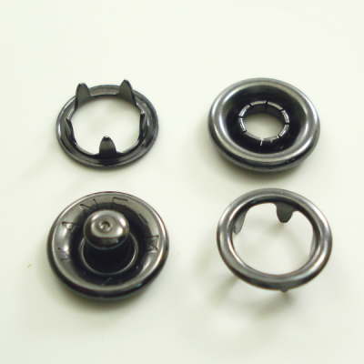 カネエム製 アメリカンホック 金属スナップボタン リング４パーツセット 10mm ブラックニッケル 30set の通販はau Pay マーケット 手芸のウィングス