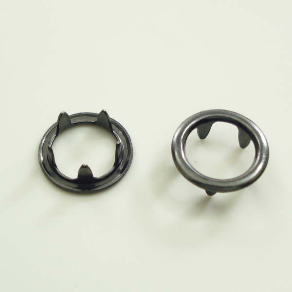 カネエム製 アメリカンホック 金属スナップボタンパーツ 爪リング 10mm ブラックニッケル 30個 の通販はau Pay マーケット 手芸のウィングス